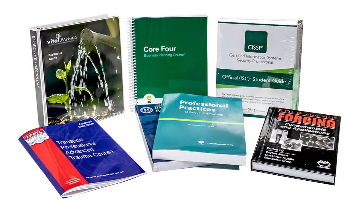 Company manuals printing in Kenya with branded covers, organized sections, and professional binding