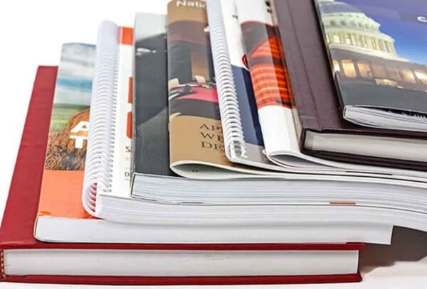 Booklet printing in Kenya with full-color pages, custom covers, and professional binding