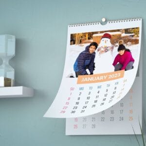 Wall hanging calendars printing in Kenya with custom branding, images, and date grids