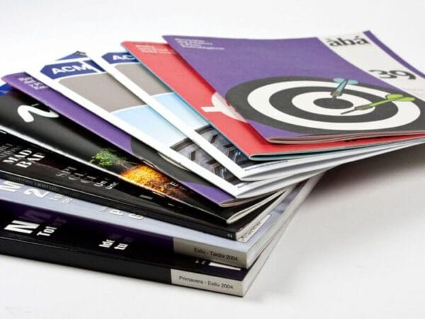 Magazine printing in Kenya with glossy pages, custom covers, and full-color layouts