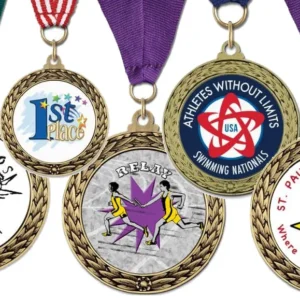 Medals Kenya with custom engraving and ribbon colors for sports, academic, and corporate awards