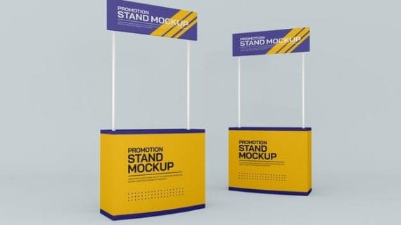 Custom Branded Display Stand – Compact Promotional Counter with Header for Events, Activations & Sampling - Image 4